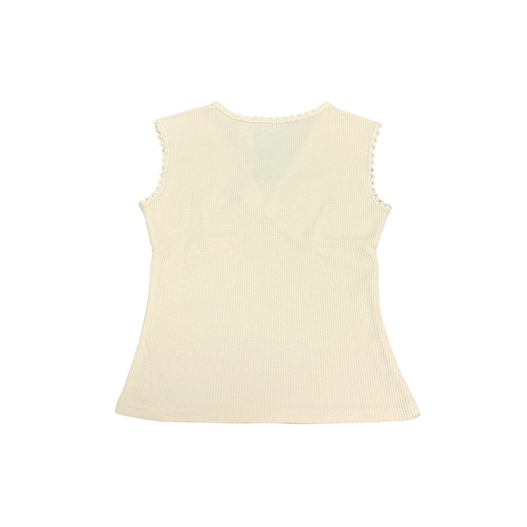 WAFFLE RIBBON TOP (3 colours)